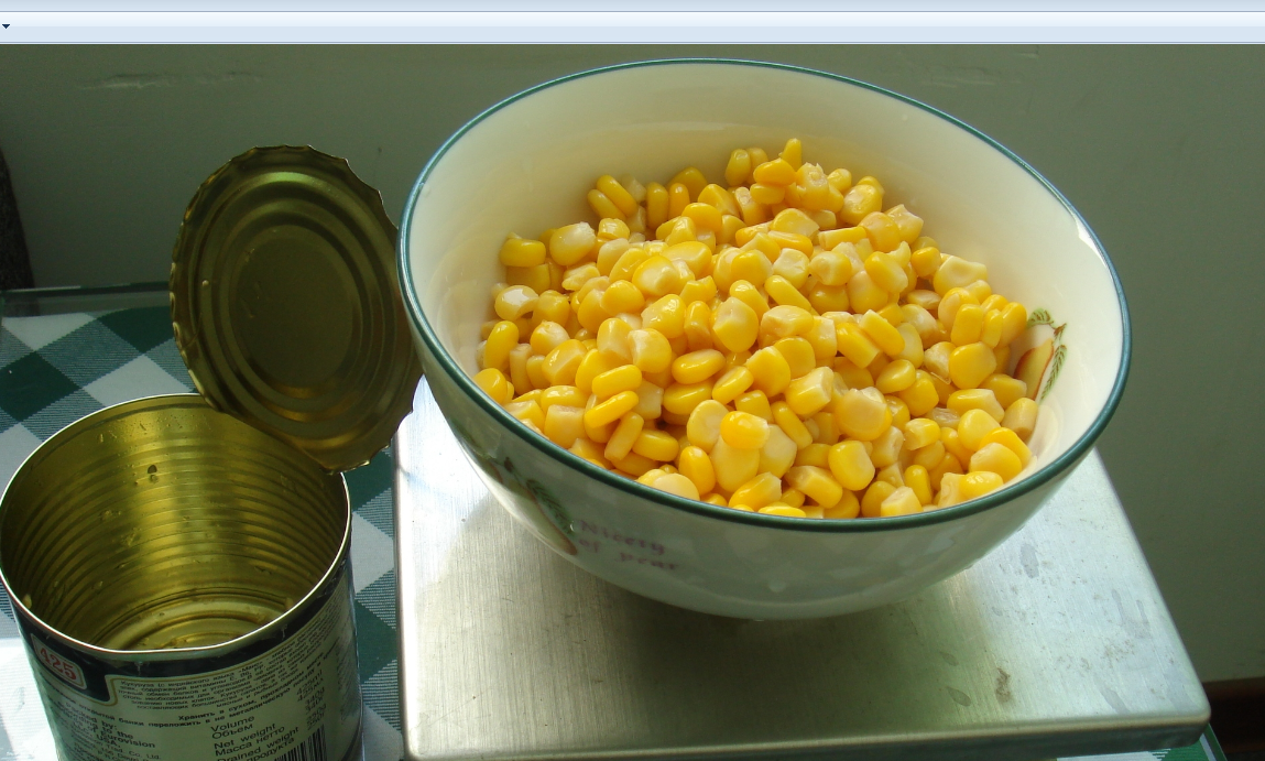 canned sweet corn kernel